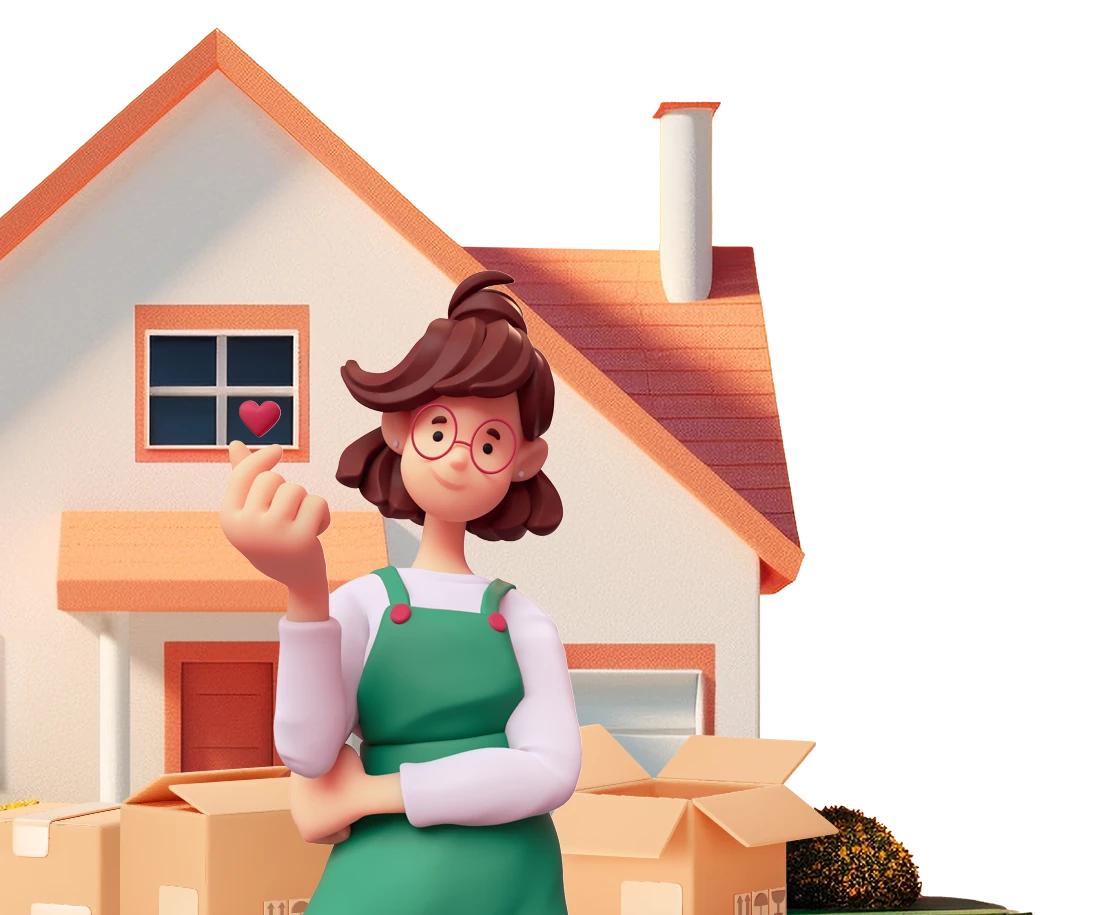 Woman Moving Into Her New Home - Unbox Club™